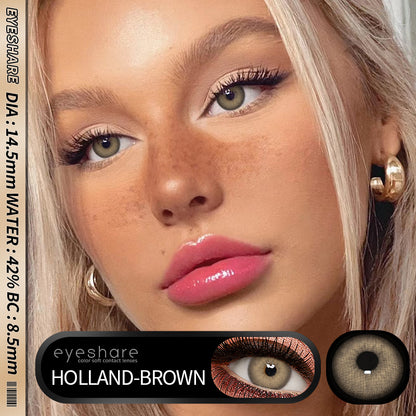 Holland Brown 1 día de uso, 14,5 mm, 10 piezas = 5 pares