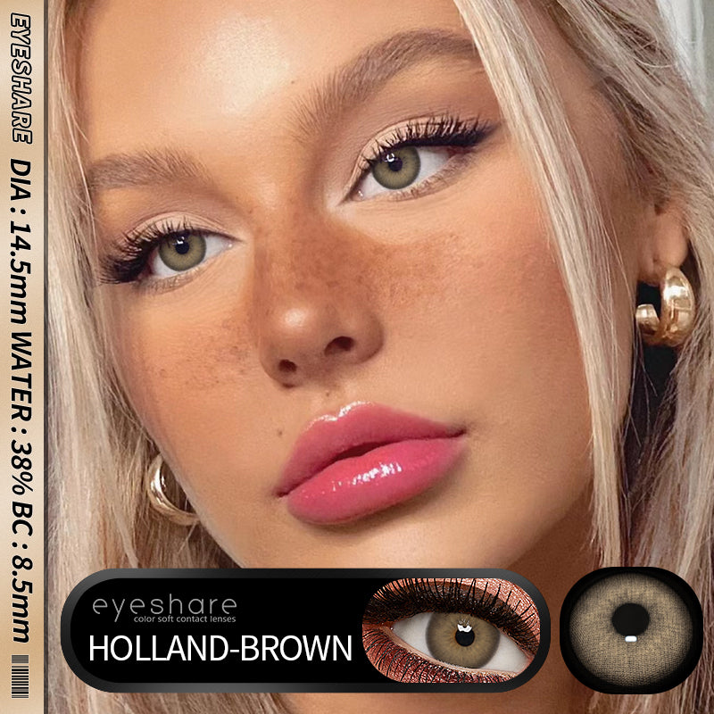 Holland Brown 14.5mm 1 Pair | 1 Year
