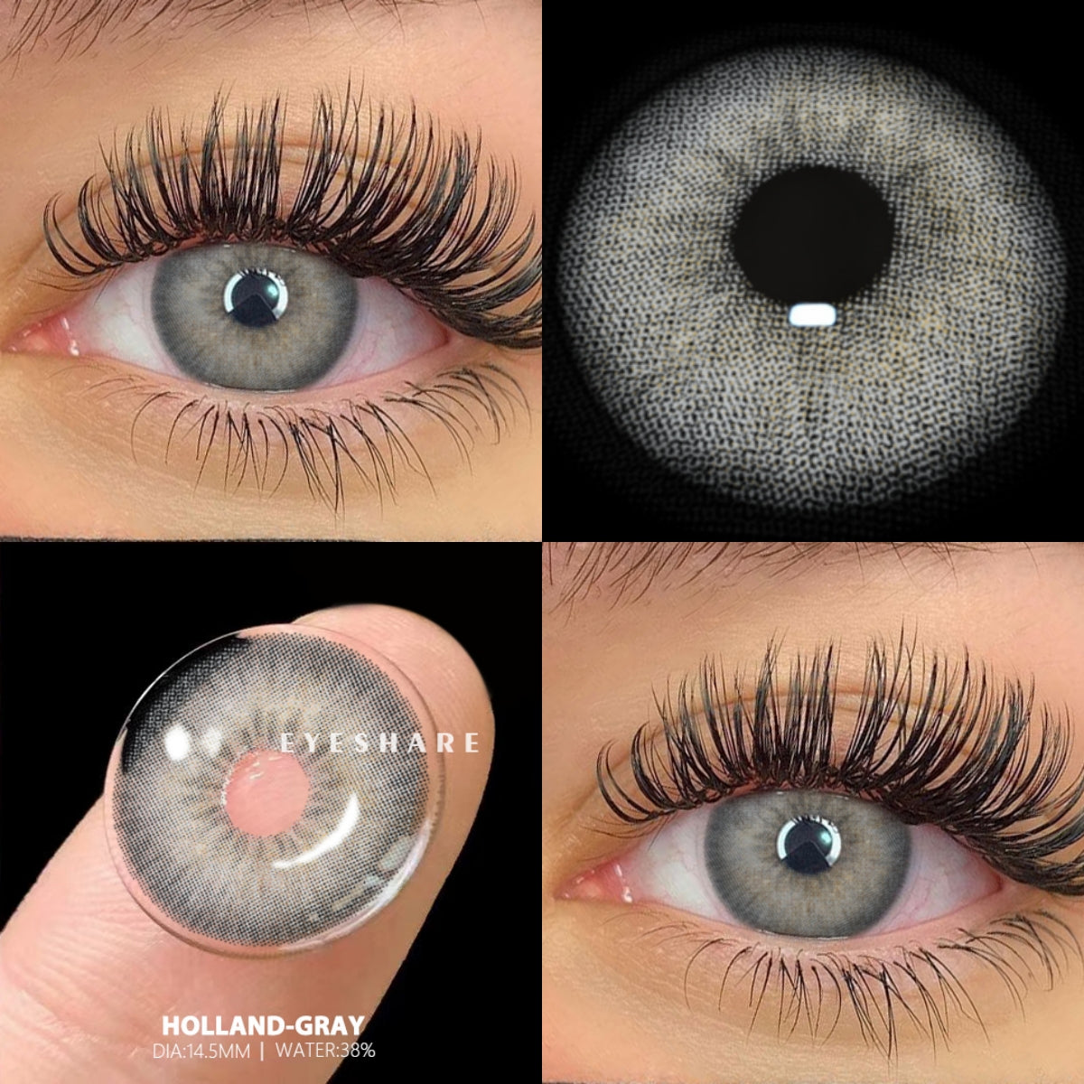 Holland Gray 14.5mm 1 Pair | 1 Year