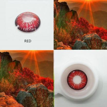 Cosplay AYY Red 14.5mm 1 Pair | 1 Year