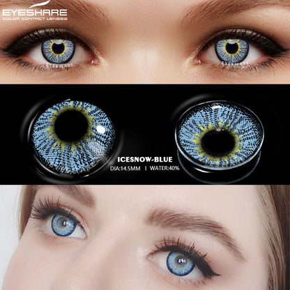 Cosplay Icesonw Blue 14.5mm 1 Pair | 1 Year