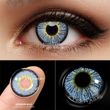 Cosplay Icesonw Blue 14.5mm 1 Pair | 1 Year