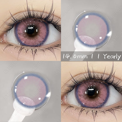 Lemon Pink 14.2mm 1 Pair | 1 Year