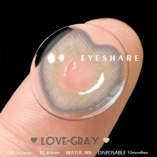 Love Gray 14.2mm 1 Pair | 1 Year