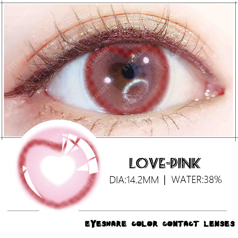 Love Pink 14.2mm 1 Pair | 1 Year