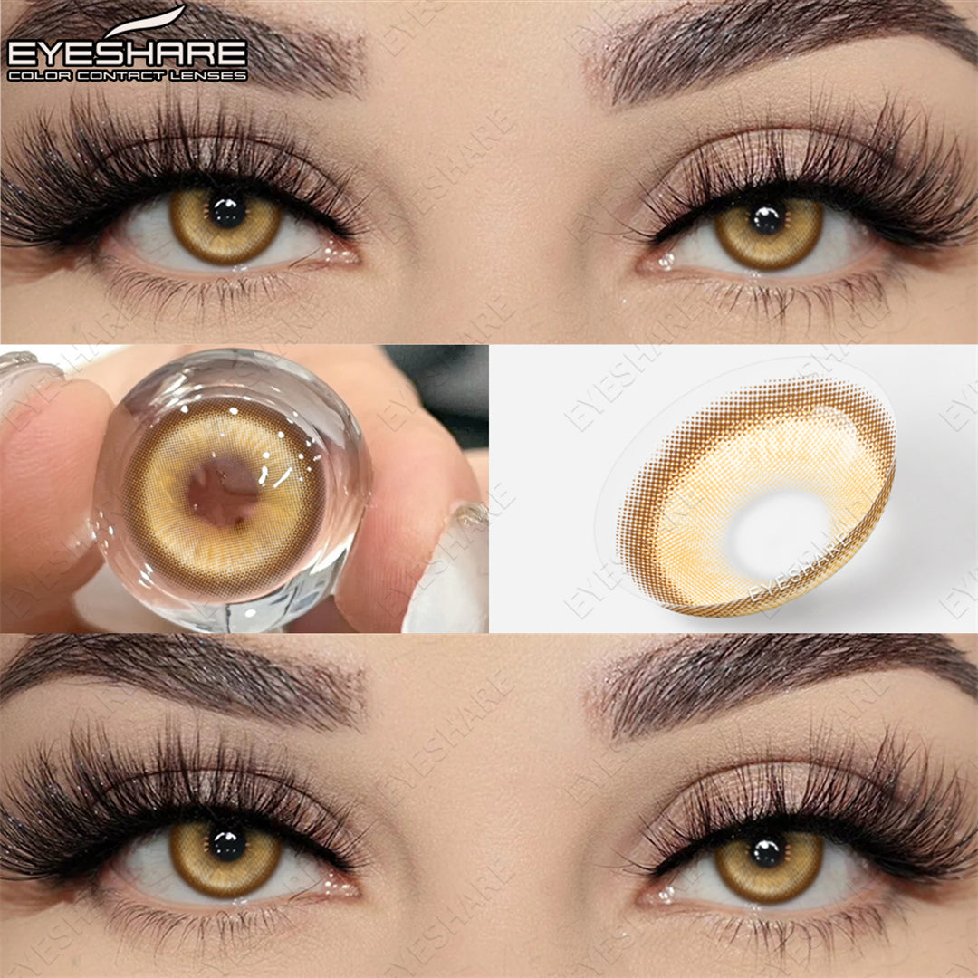 Madrid Brown 1 Day Use I 14.0mm,10 Pcs=5Pair,Cosplay