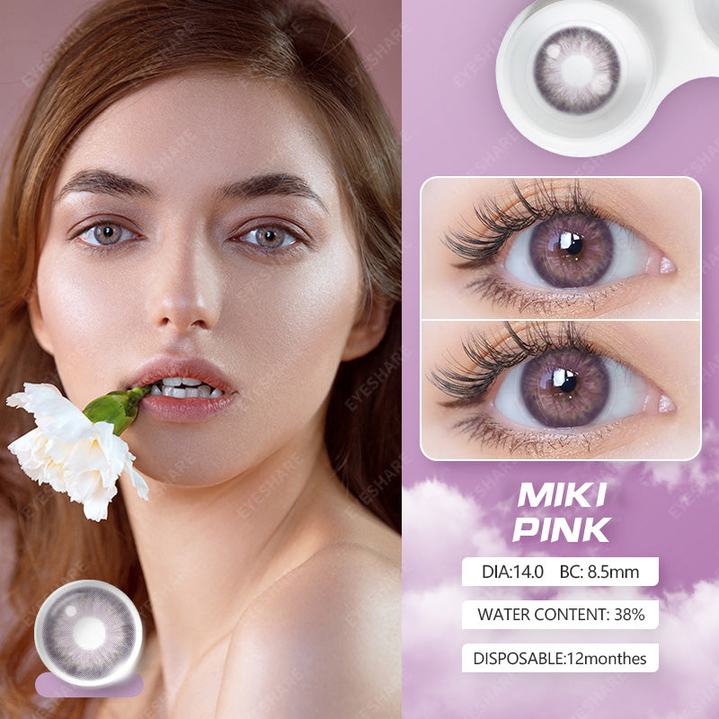 Miki Pink 14,0 mm 1 par | 1 año