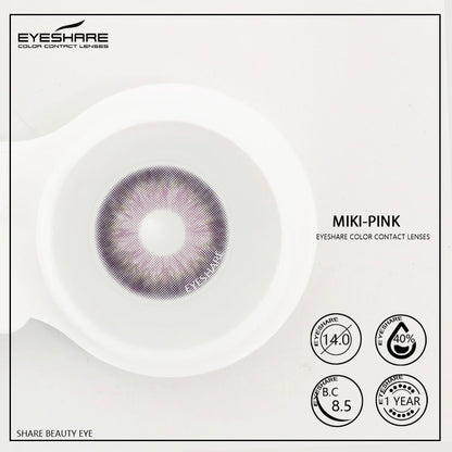 Miki Pink 14.0mm 1 Pair | 1 Year