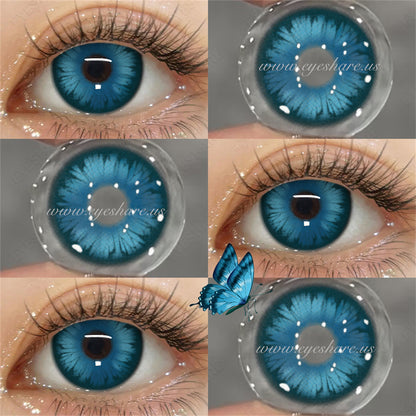 Cosplay Montreux Blue 14.5mm 1 Pair | 1 Year