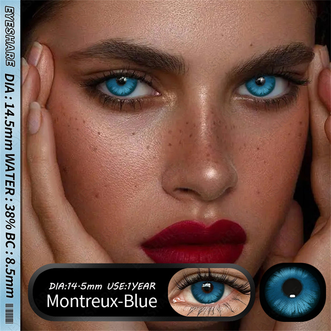 Cosplay Montreux Blue 14.5mm 1 Pair | 1 Year