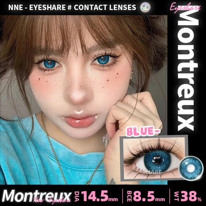 Cosplay Montreux Blue 14.5mm 1 Pair | 1 Year