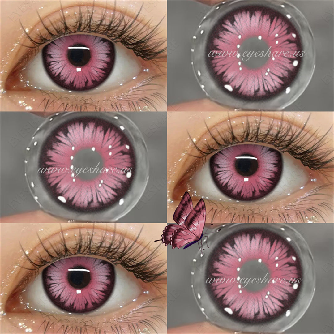 Cosplay Montreux Pink 14.5mm 1 Pair | 1 Year