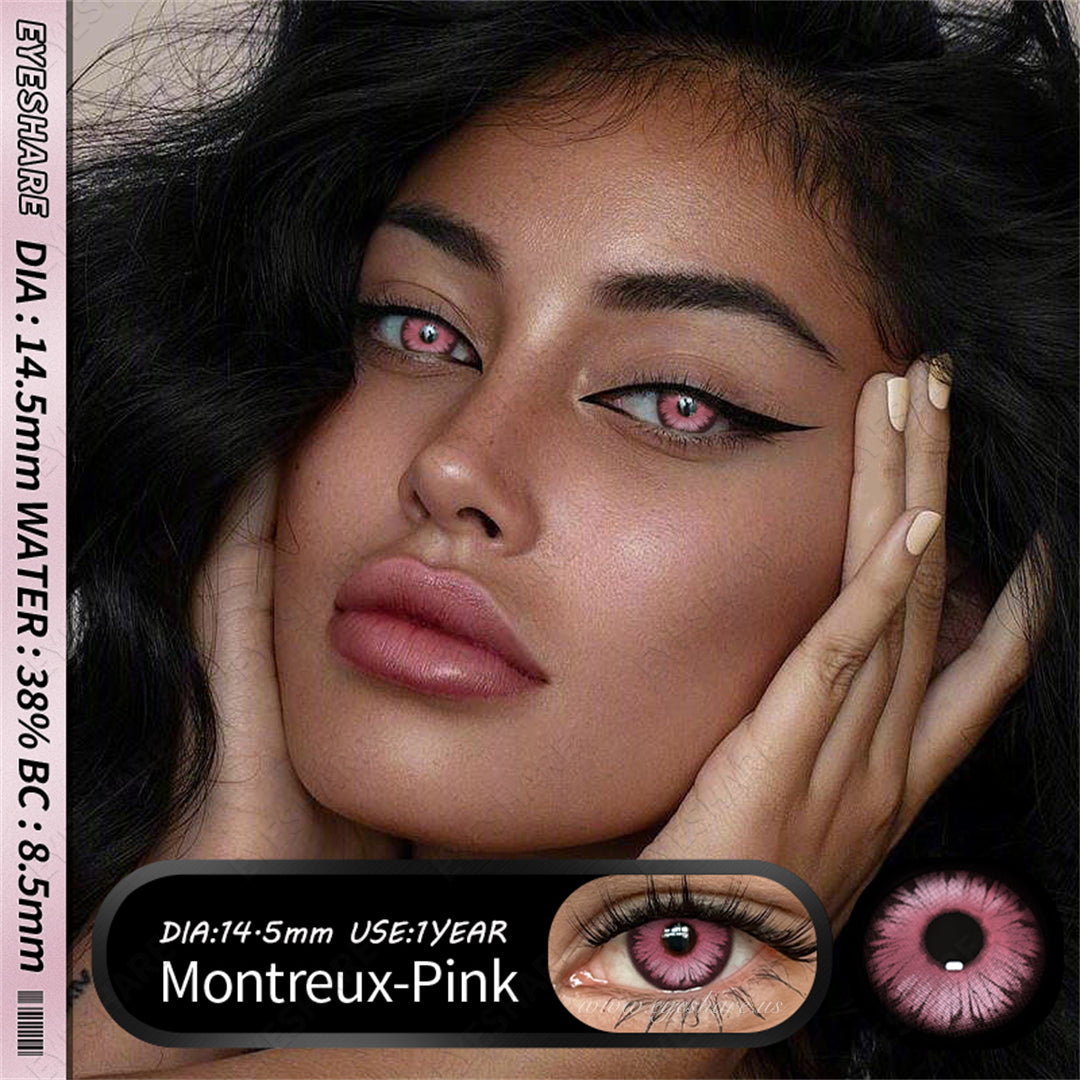 Cosplay Montreux Pink 14.5mm 1 Pair | 1 Year