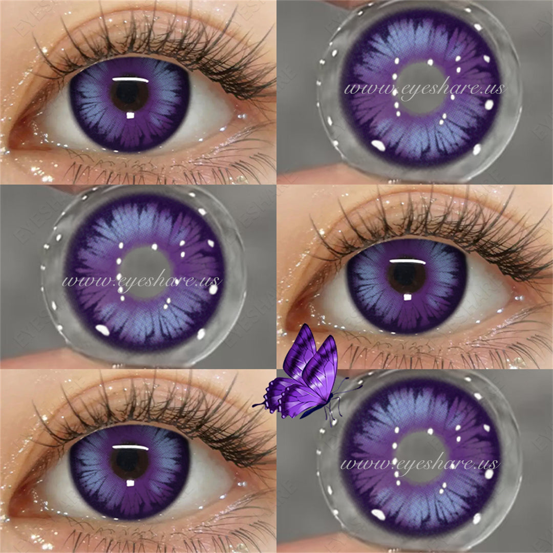 Cosplay Montreux Purple 14.5mm 1 Pair | 1 Year