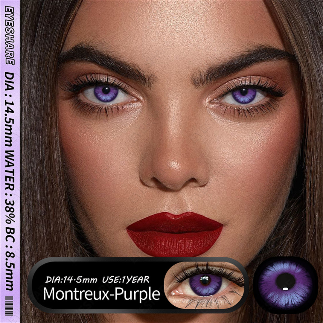 Cosplay Montreux Purple 14.5mm 1 Pair | 1 Year