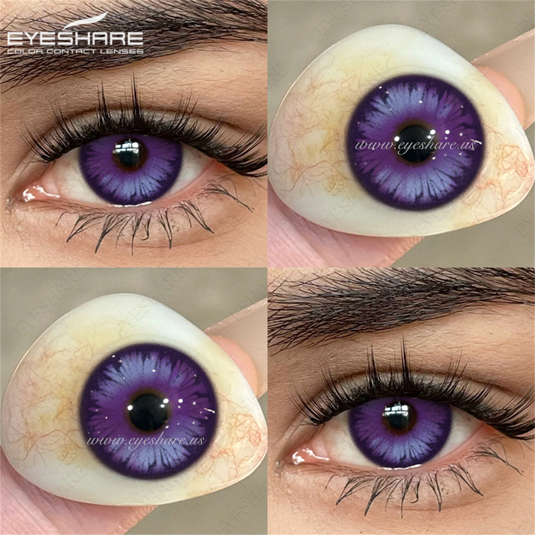 Cosplay Montreux Purple 14.5mm 1 Pair | 1 Year