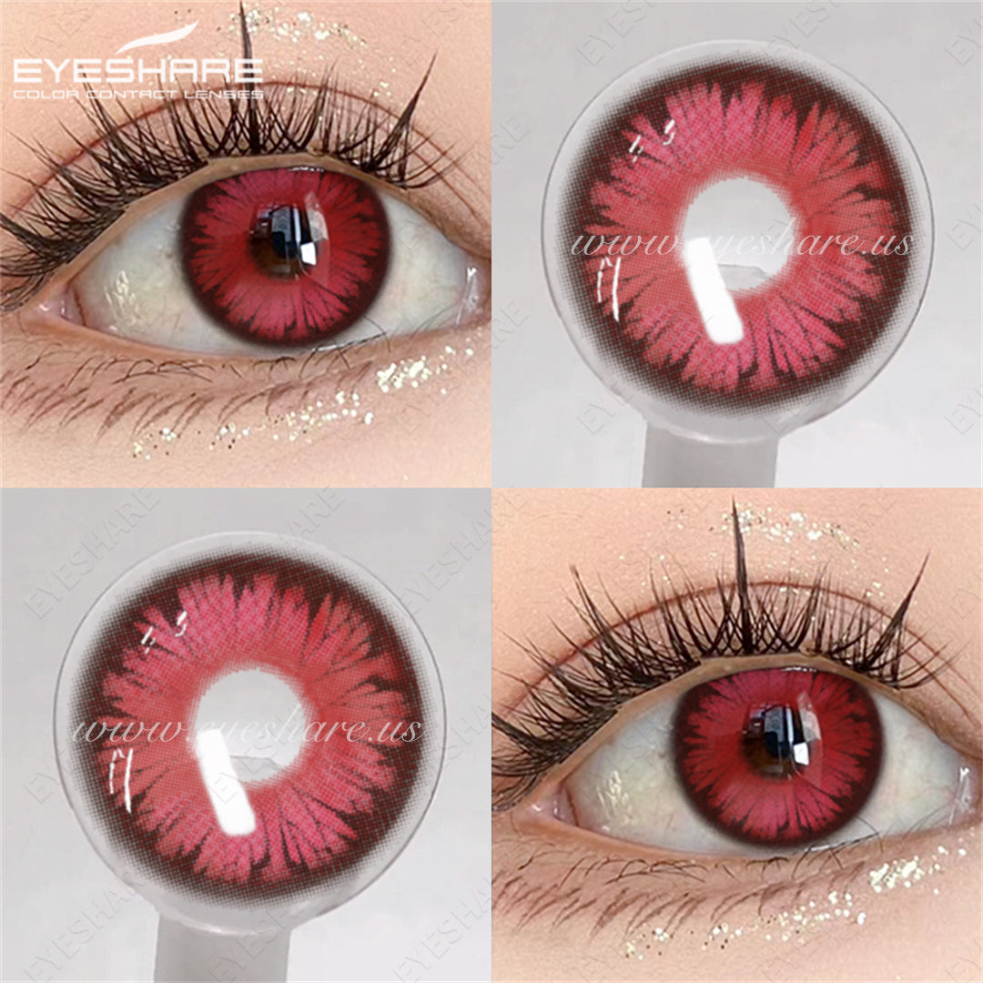 Cosplay Montreux Red 14.5mm 1 Pair | 1 Year