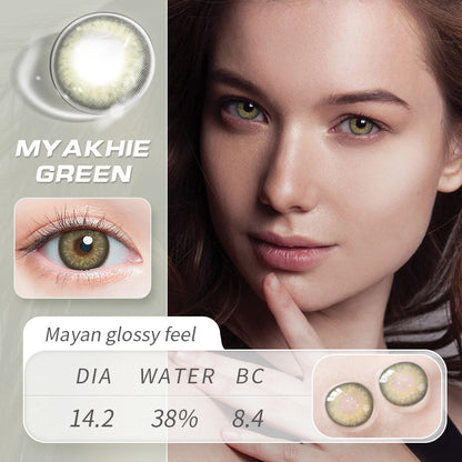 Myakhie Green 14.2mm 1 Pair | 1 Year