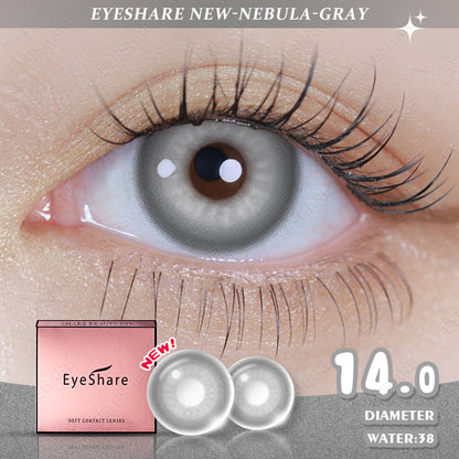 Cosplay Nebula GRAY 14.0mm 1 Pair | 1 Year