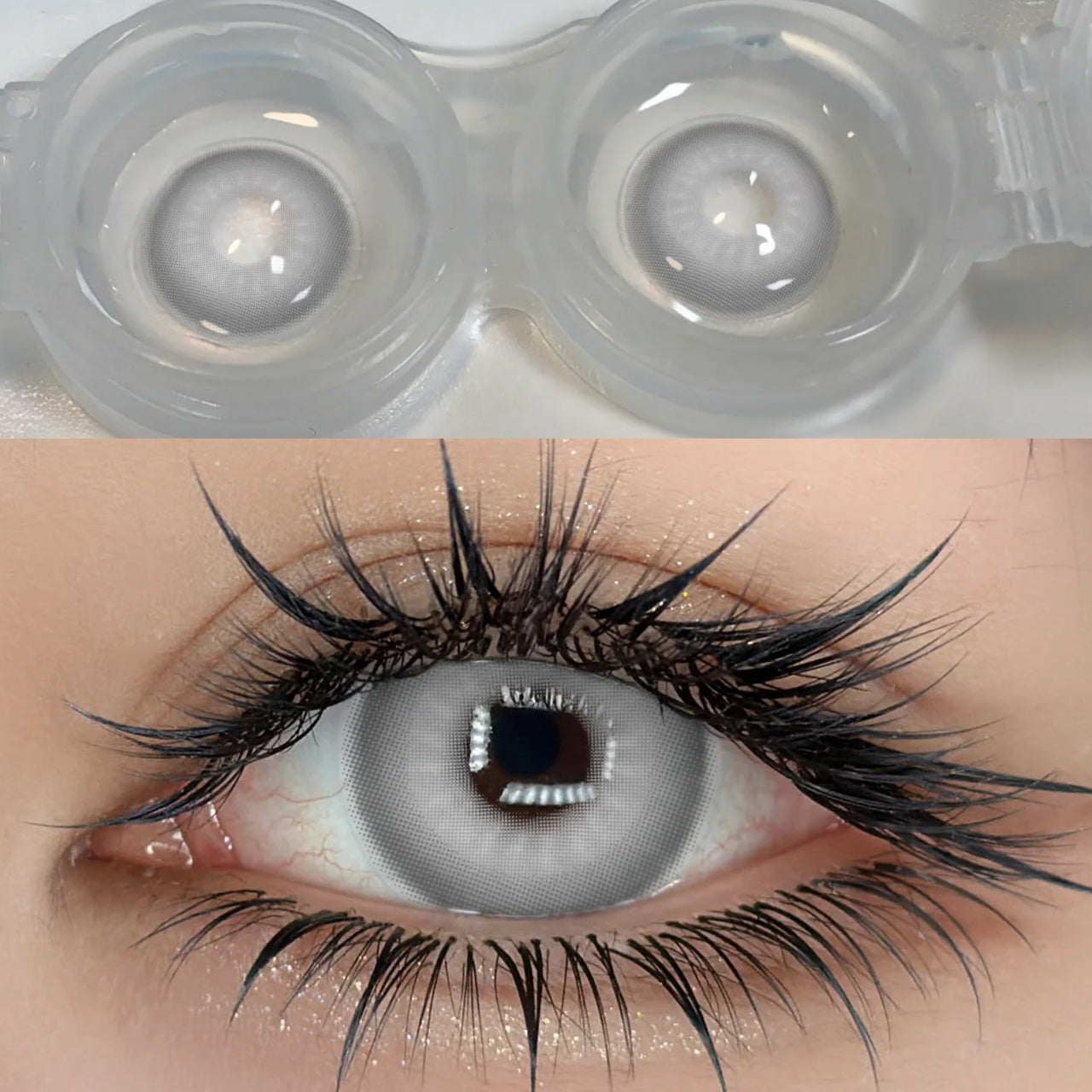 Cosplay Nebula GRAY 14.0mm 1 Pair | 1 Year