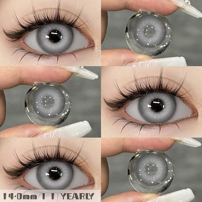 Cosplay Nebula GRAY 14.0mm 1 Pair | 1 Year