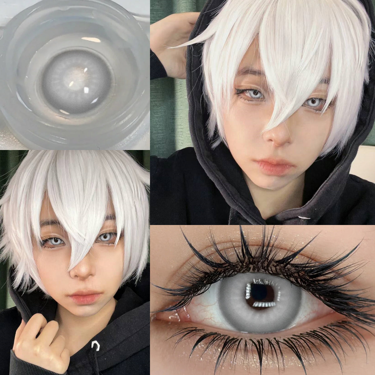 EYESHARE Anime Color Contact Lenses NEBULA-GRAY Halloween Cosplay Lens –  eyesharelens