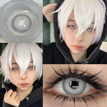 Cosplay Nebula GRAY 14.0mm 1 Pair | 1 Year