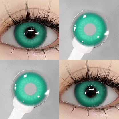 Cosplay Nebula Green 14.0mm 1 Pair | 1 Year