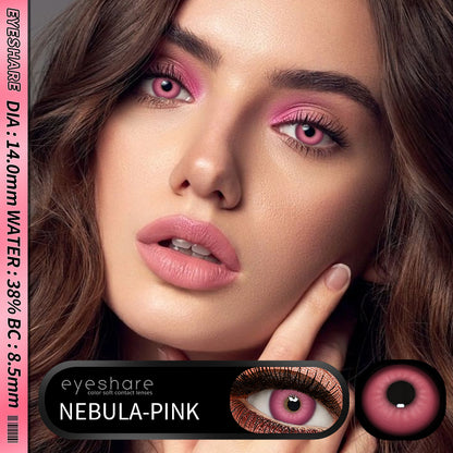 Cosplay Nebula Pink 14.0mm 1 Pair | 1 Year