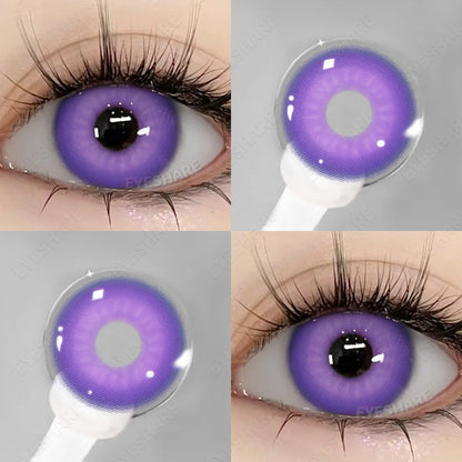 Cosplay Nebula Purple 14.0mm 1 Pair | 1 Year