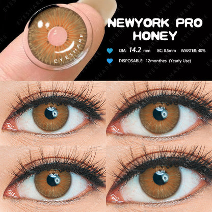 NewYork Honey 14.2mm 1 Pair | 1 Year