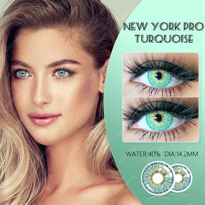 NewYork Turquoise 14.2mm 1 Pair | 1 Year