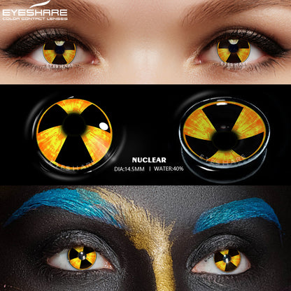 Cosplay NUCLEAR 14.5mm 1 Pair | 1 Year