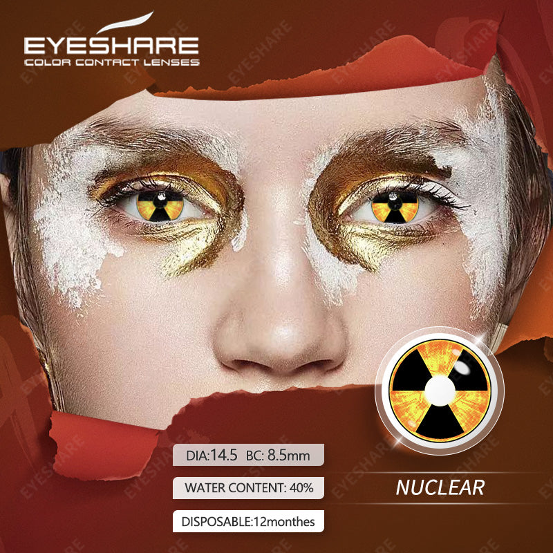 Cosplay NUCLEAR 14.5mm 1 Pair | 1 Year