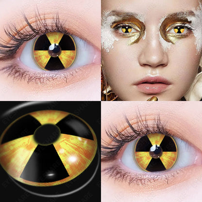 Cosplay NUCLEAR 14.5mm 1 Pair | 1 Year