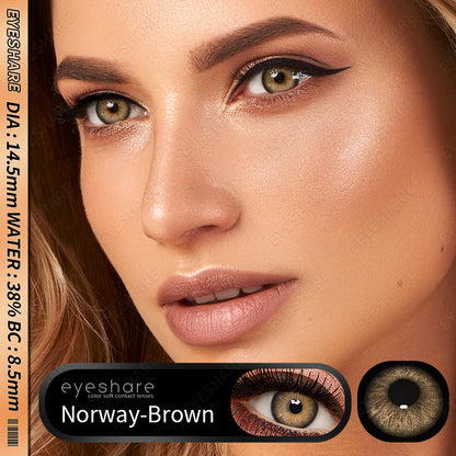 Norway Brown 14.5mm 1 Pair | 1 Year