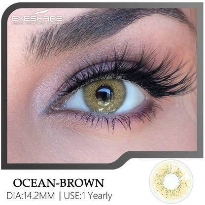 Ocean Brown 14.2mm 1 Pair | 1 Year