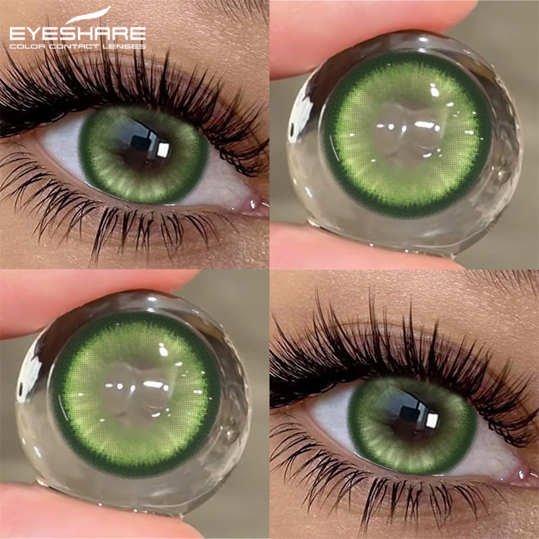 Cosplay Pampas Green 14.5mm 1 Pair | 1 Year