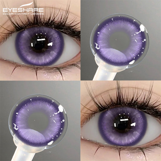 Cosplay Pampas Violet 14.5mm 1 Pair | 1 Year
