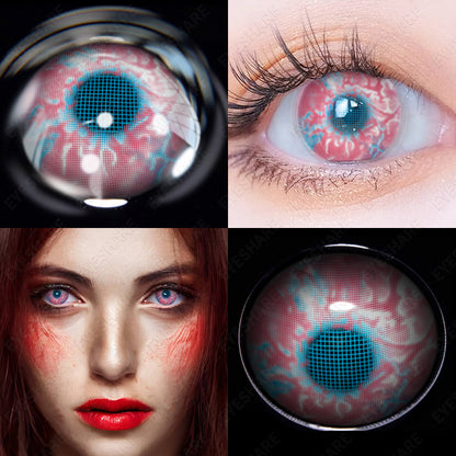 Cosplay Scary Pink 14.5mm 1 Pair | 1 Year