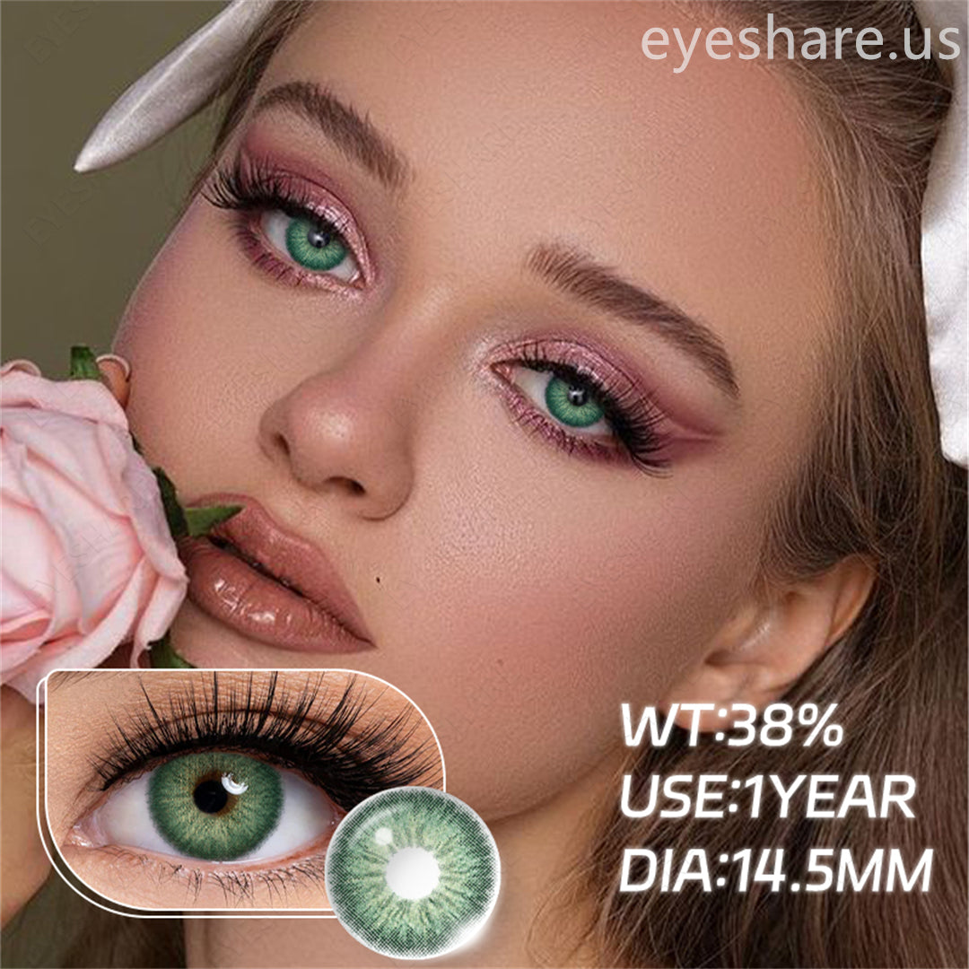 Serbia Green 14.5mm 1 Pair | 1 Year