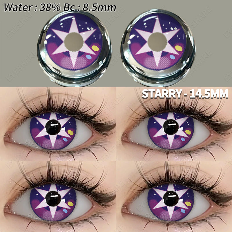 Cosplay Starry 14.5mm 1 Pair | 1 Year