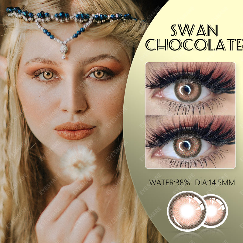 Swan Chocolate 14.5mm 1 Pair | 1 Year