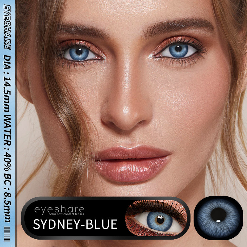 Sydney Blue 14.5mm 1 Pair | 1 Year