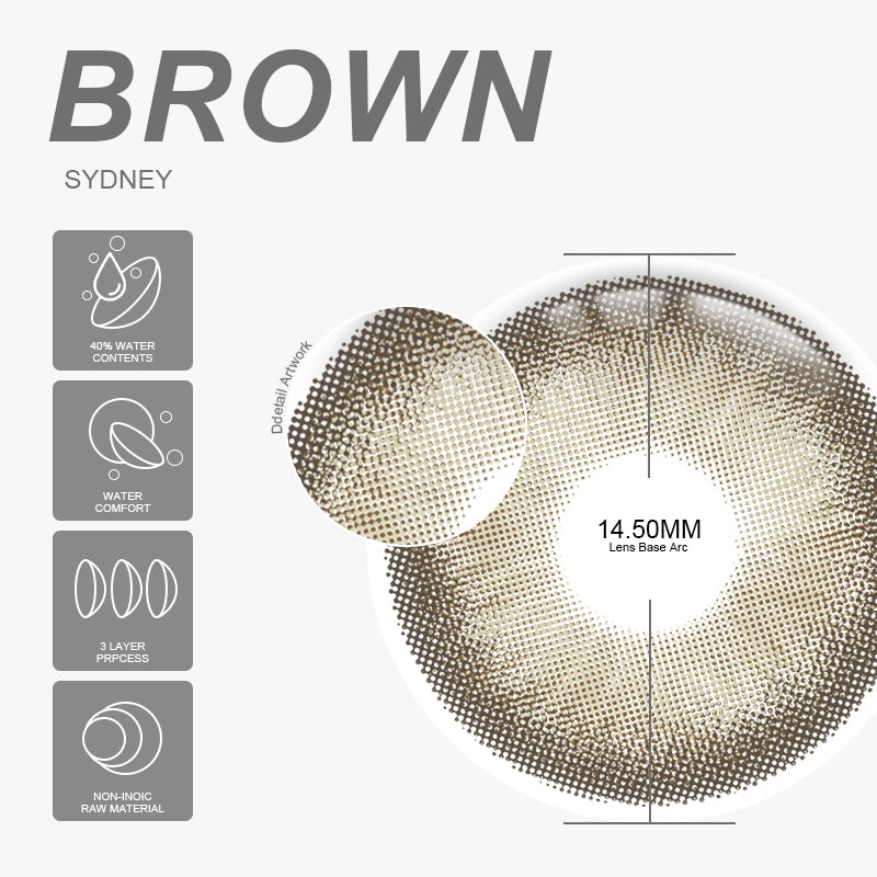 Sydney Brown 14.5mm 1 Pair | 1 Year