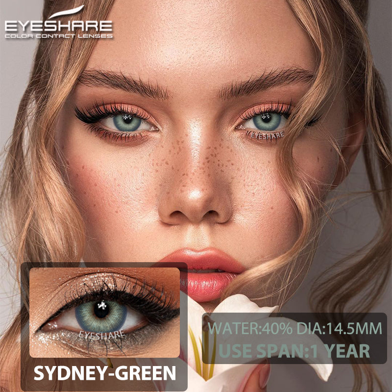 Sydney Green 14.5mm 1 Pair | 1 Year