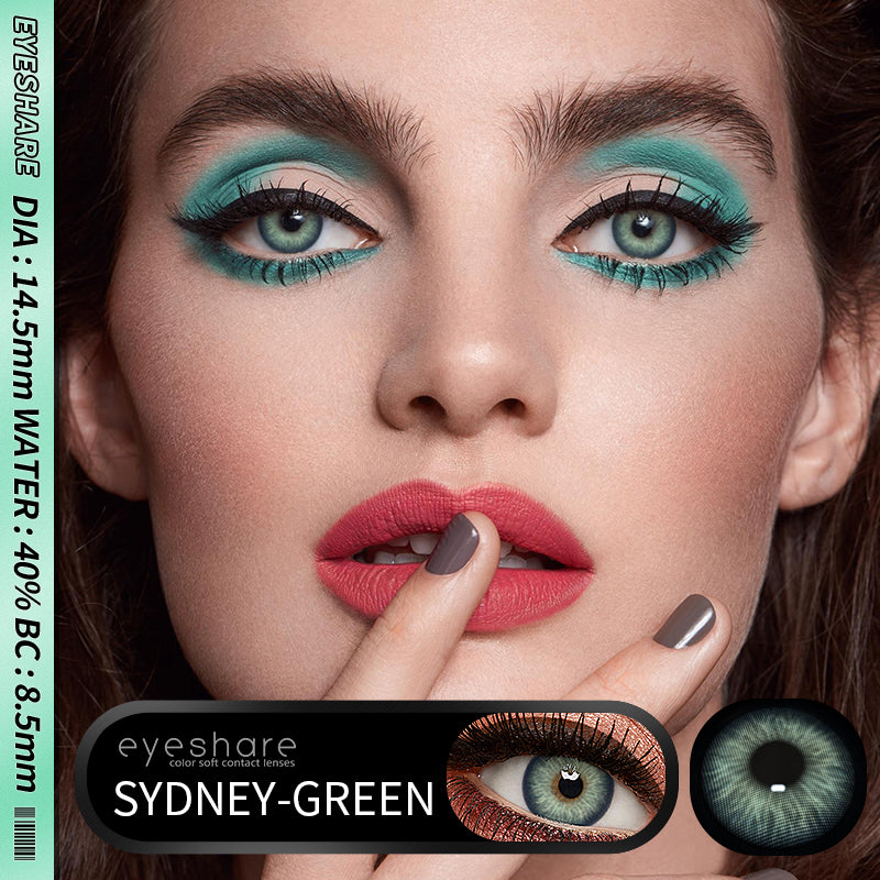 Sydney Green 14.5mm 1 Pair | 1 Year