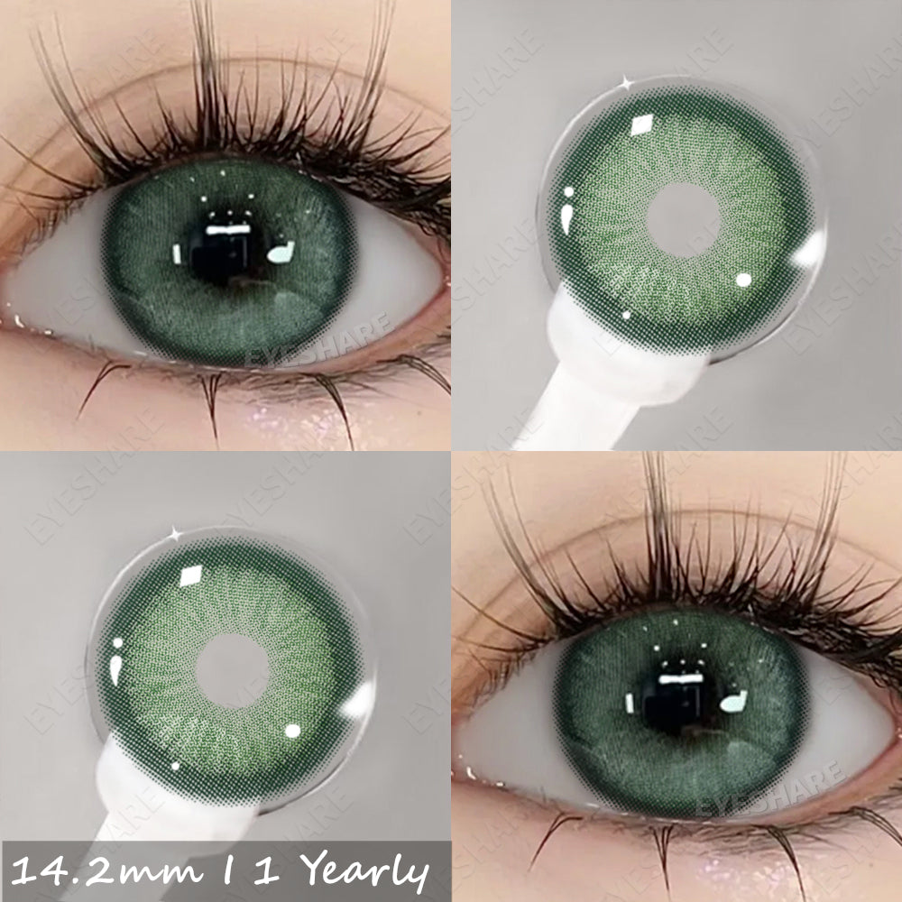 Semporna Green 14.2mm 1 Pair | 1 Year