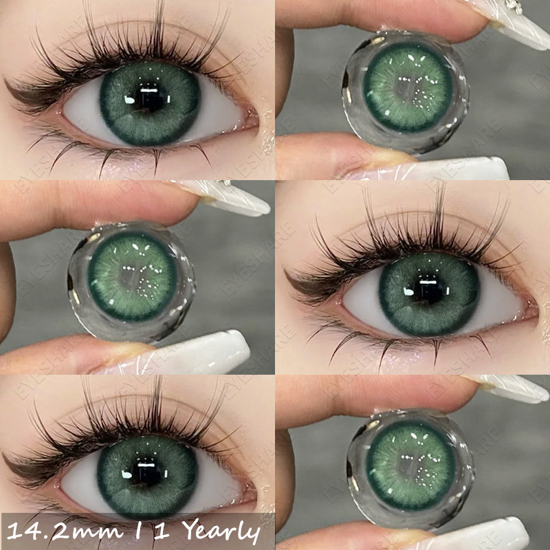 Semporna Green 14.2mm 1 Pair | 1 Year