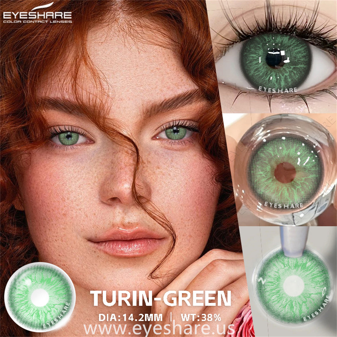 Turin Green 14.2mm 1 Pair | 1 Year